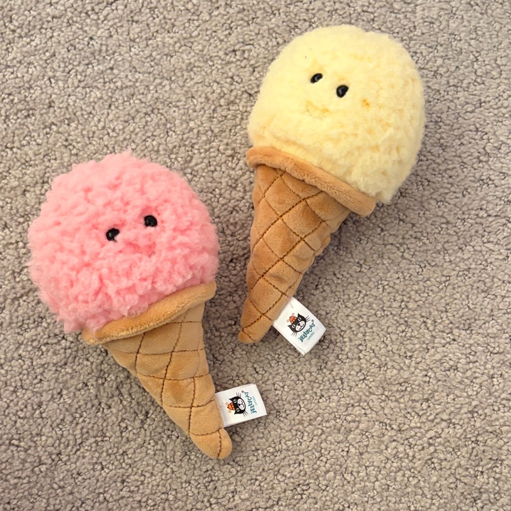 Jellycat Irresistible Ice Cream Duo (retired)